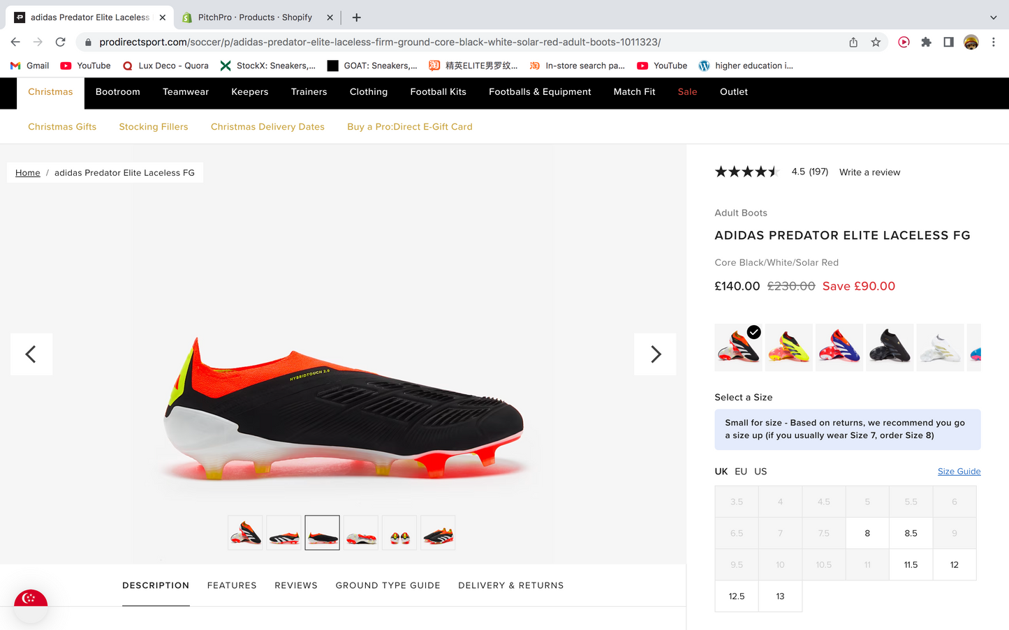 Adidas Predator Laceless Elite FG